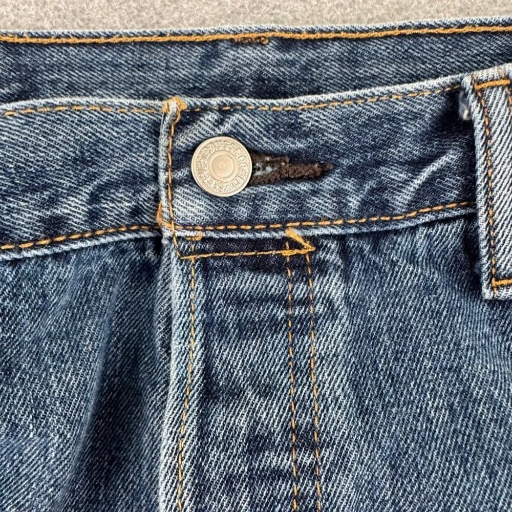 Levi's Jeans Mens 38x30 Blue 501‎ Original Straight Fit Button Fly Denim Regular